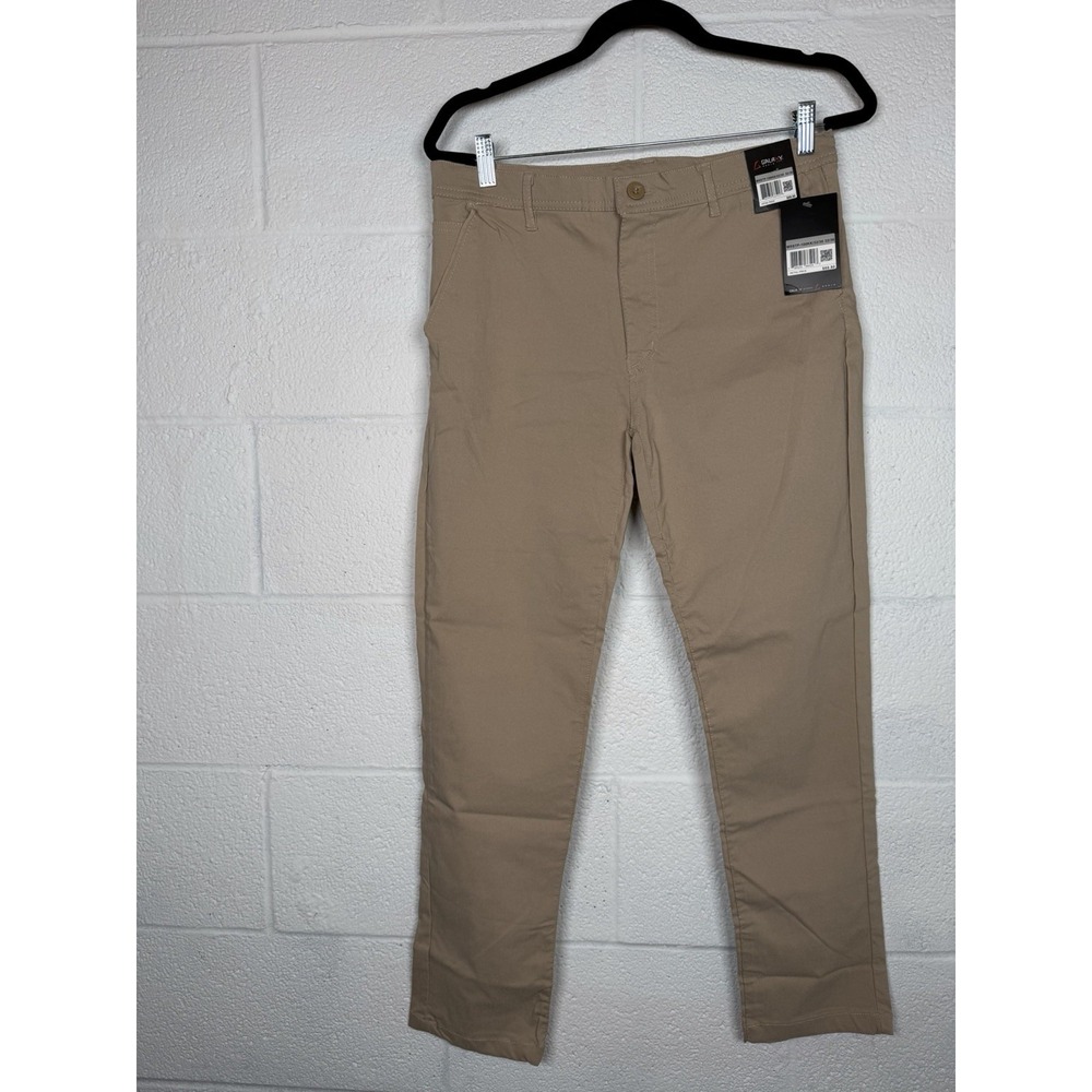 Galaxy by Harvic Stretch Chino Pants Men's 32x30 Khaki NWT MSRP $69.90